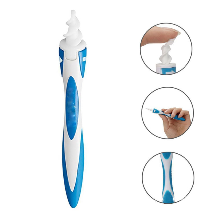 Ear Cleaner 16 Replacement Tips Earpick Easy Ear Wax Remover Spiral Earwax Cleaner  Ear Care Tools