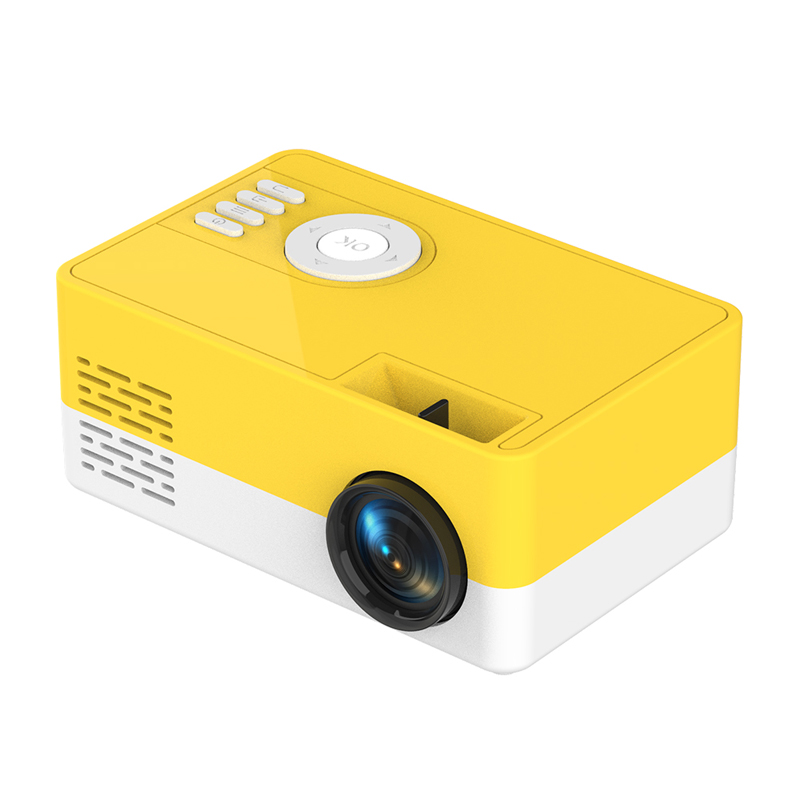 Mini Projector J15, 320*240 Pixels Supports 1080P HDMI USB  Mini Beamer Home Media Player Kids Gift