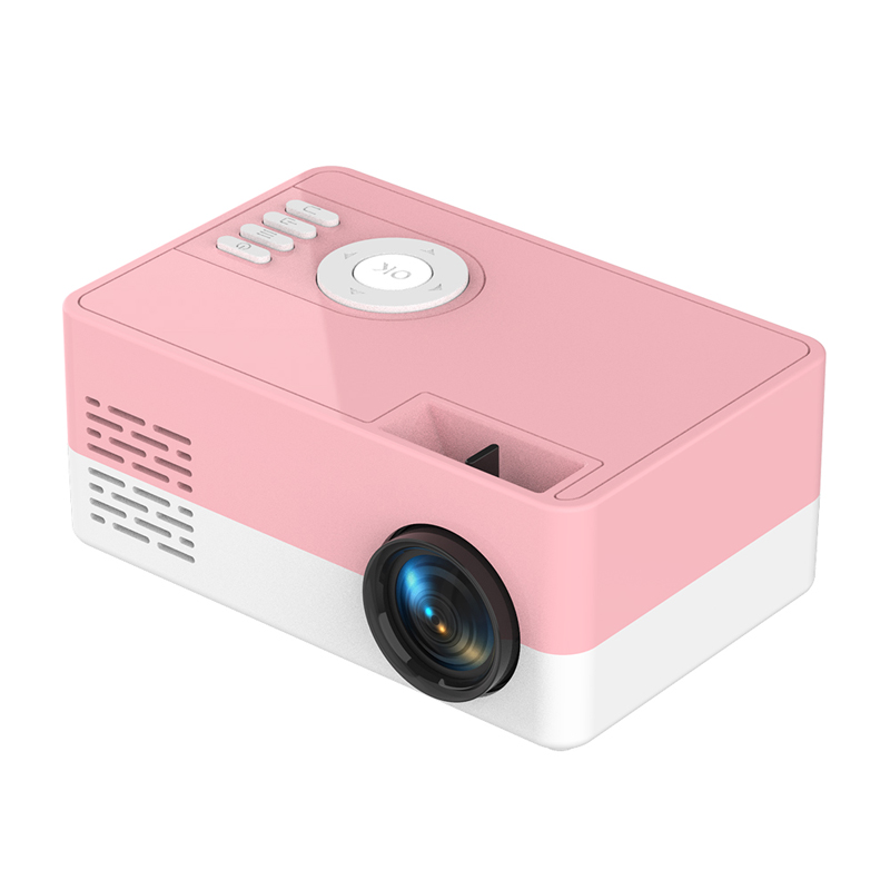 Mini Projector J15, 320*240 Pixels Supports 1080P HDMI USB  Mini Beamer Home Media Player Kids Gift