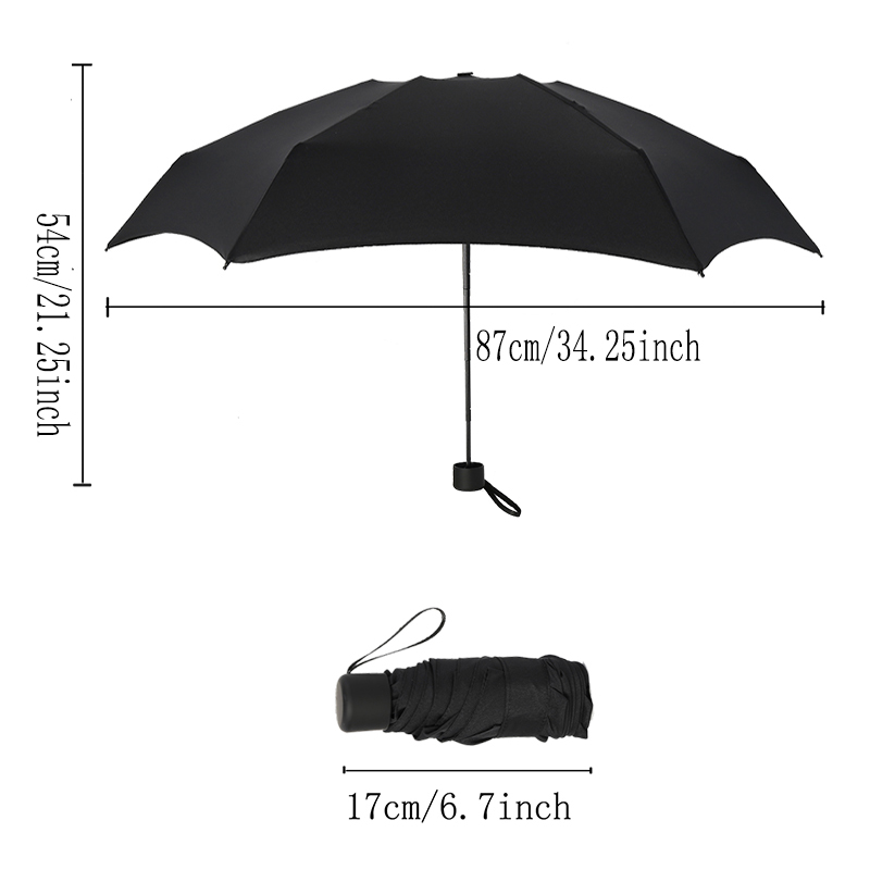 Folding Umbrella Rain Gift Mini Pocket Parasol Girls Anti-UV Waterproof Portable Travel  UMBRELLAS