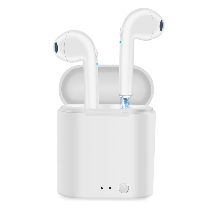 Hot Sales i7S TWS Bluetooth Earphones Wireless Earbuds iPhone Samsung Tecno Android Ear Pods, Micphone earphones Airpods for Android and ios Stereophone