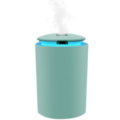 Air Humidifier Home USB Bottle Aroma Essential Oil Diffuser LED Backlight For Home Car USB Fogger Mist Maker with LED Night Lamp 2021 Mist Maker Refresher Green one size
