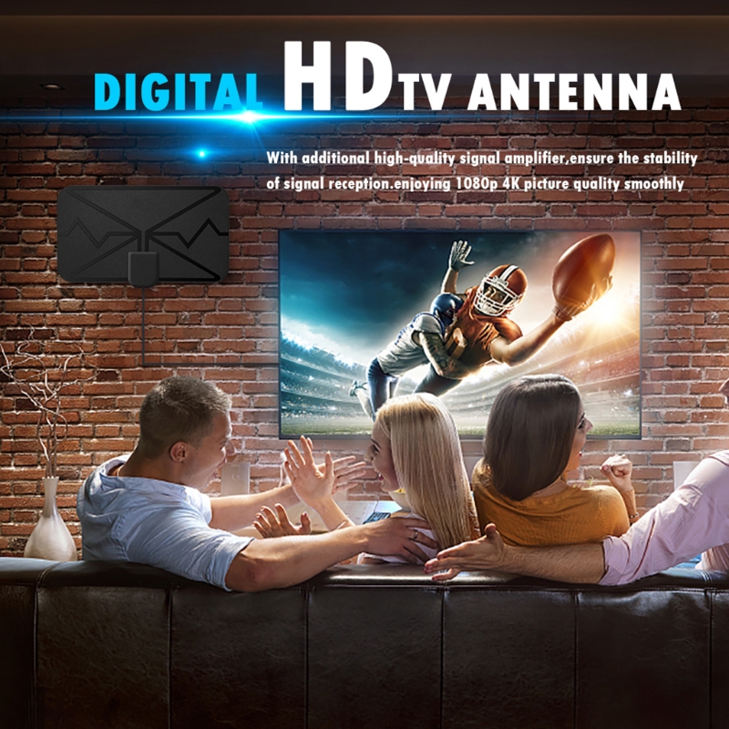 3600 Miles 4K Digital Antenna TV indoor Amplifier Signal Booster DVB-T2 HDTV  Aerial Signal Extender