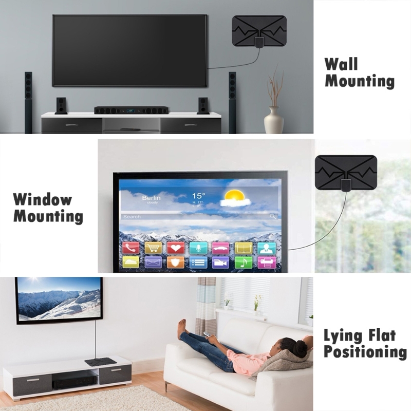 3600 Miles 4K Digital Antenna TV indoor Amplifier Signal Booster DVB-T2 HDTV  Aerial Signal Extender