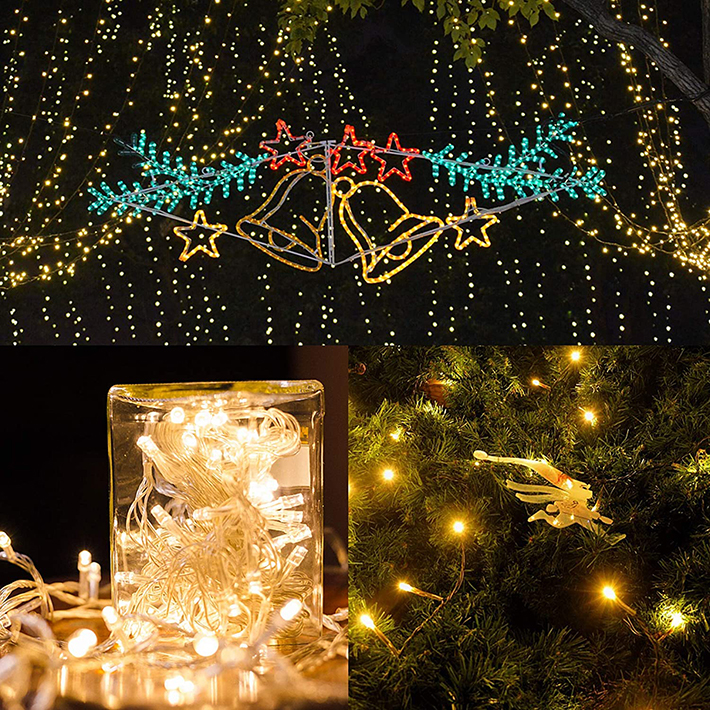 Led String Lights 10M Column Shape 100LED Wedding Decoration Fairy Light Party Holiday Lights Lighting Tree Garland,AC220V Waterproof Outdoor Light