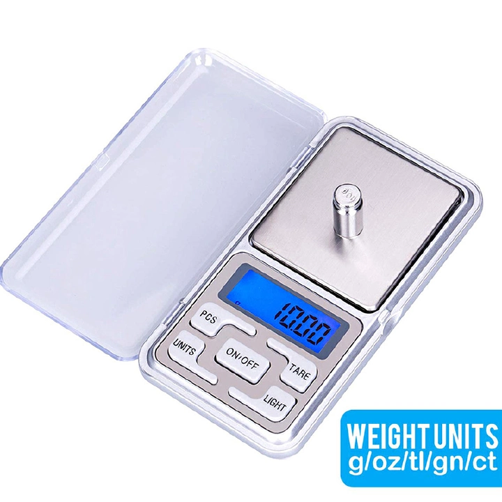 Mini Digital Scale 300/500g 0.01/0.1g High Accuracy Backlight Electric Pocket For Jewelry Gram Weight For Kitchen Gold Jewelry Balance Gram Scales