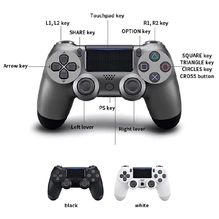 Bluetooth Wireless Joystick for PS4 Gamepads 6-Axis Dual 4 Controller Fit Console For Playstation 4 Gamepad Dualshock 4 Gamepad Game Accessories Joypad