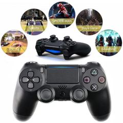 Bluetooth Wireless Joystick for PS4 Gamepads 6-Axis Dual 4 Controller Fit Console For Playstation 4 Gamepad Dualshock 4 Gamepad Game Accessories Joypad Black one size
