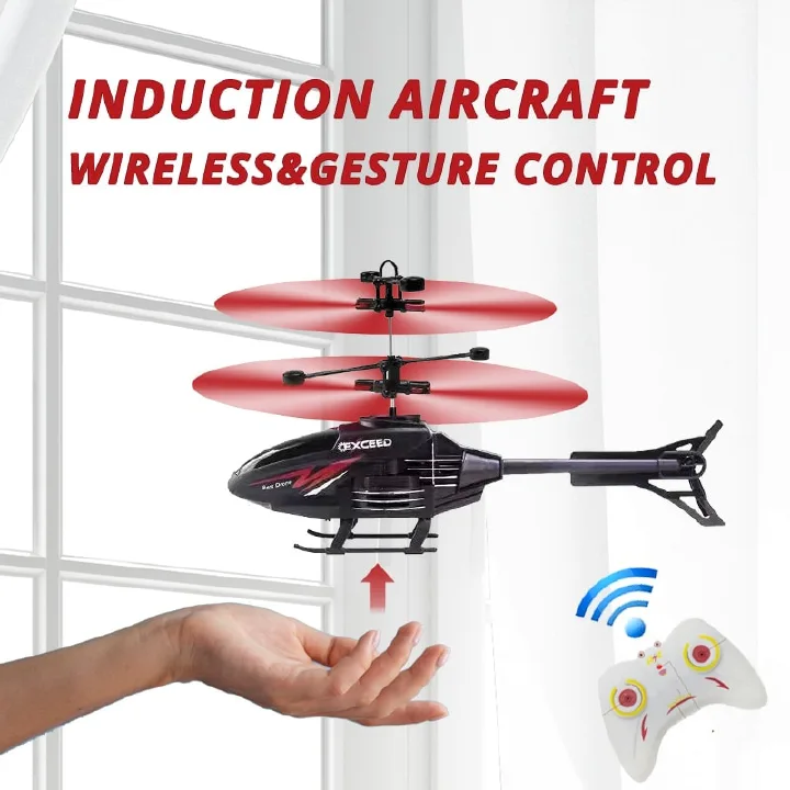 New Arrivals Gesture Control Suspension Helicopter RC Remote Induction Aircraft With Charging LED Light Kids Toy Rc Drone Model Plane Children Toys for Boys