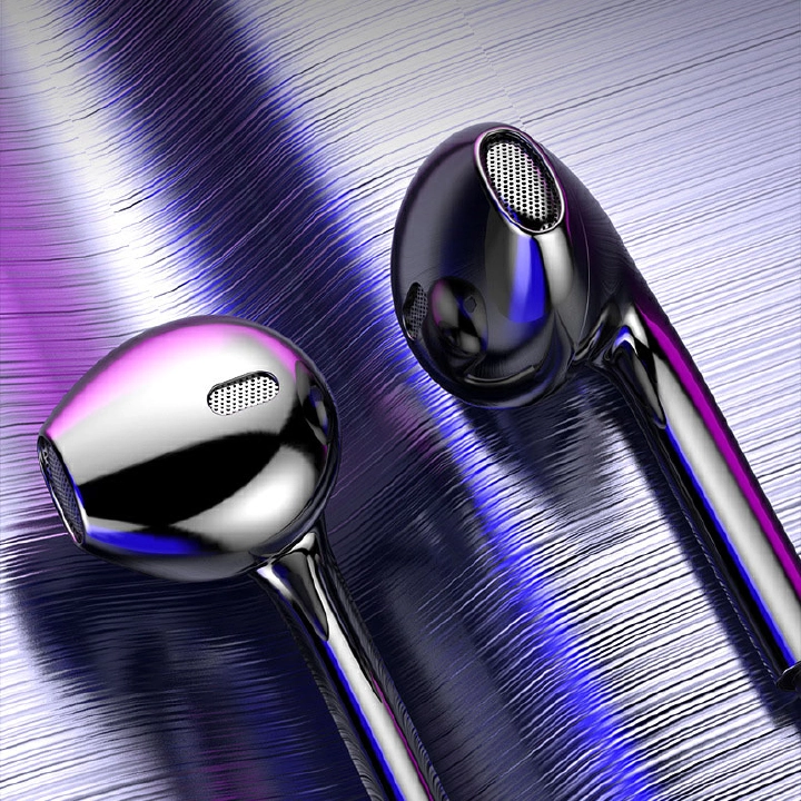 2024 New 3.5mm Wired Headphones In Ear Headset Wired Earphones with Microphone Bass Stereo Earbuds Sports In-line Control In-Ear Metal Subwoofer Earplugs With Mic For ANDROID Phones