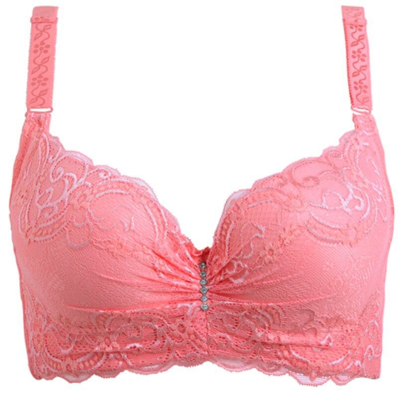 Women’s Push Up Bra Floral Lace Lightly Padded Comfort Underwire Bra