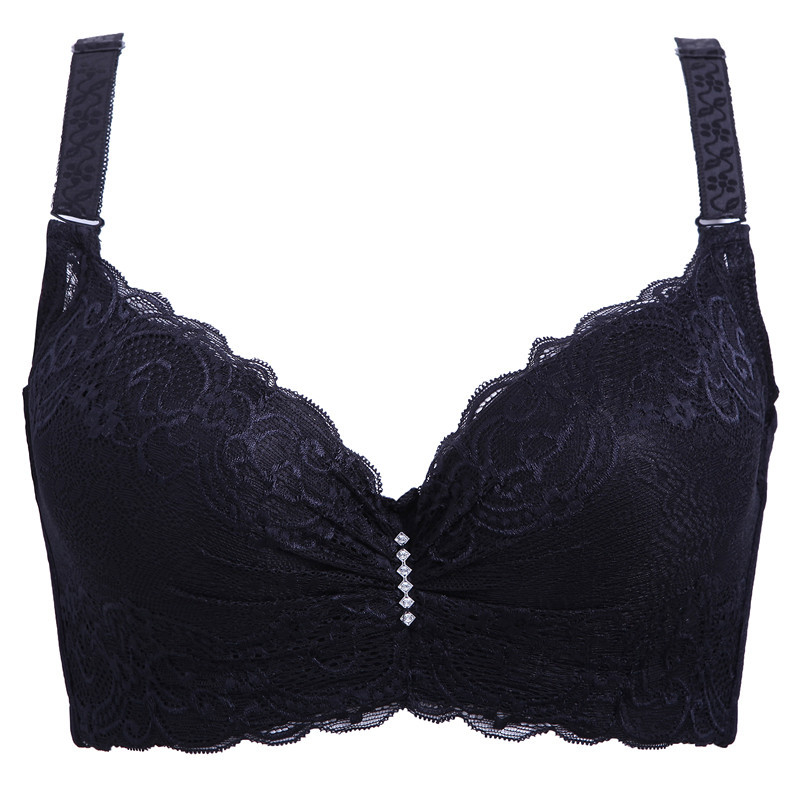 Women’s Push Up Bra Floral Lace Lightly Padded Comfort Underwire Bra