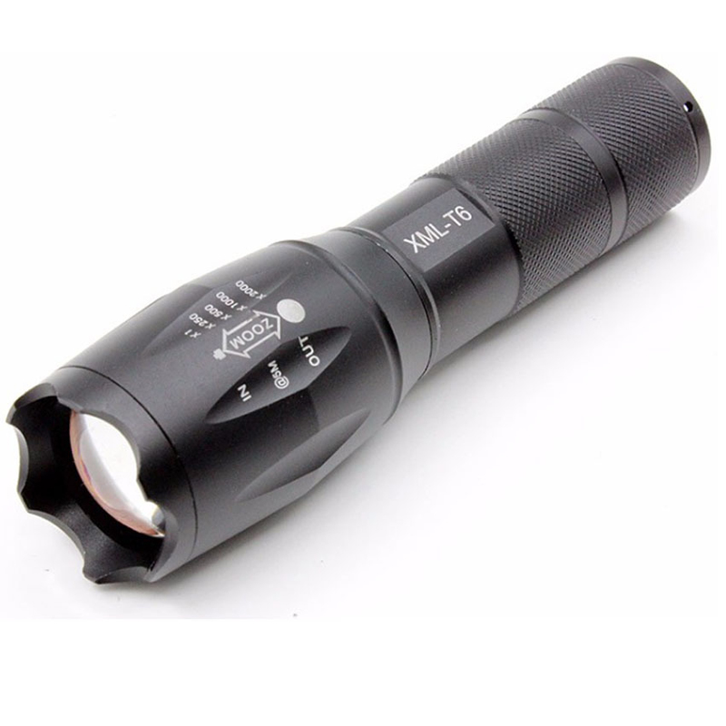 2 Pack T6 1000 Lumens Led Tactical Flashlight Handheld Torch with 5 Modes and Adjustable Focus
