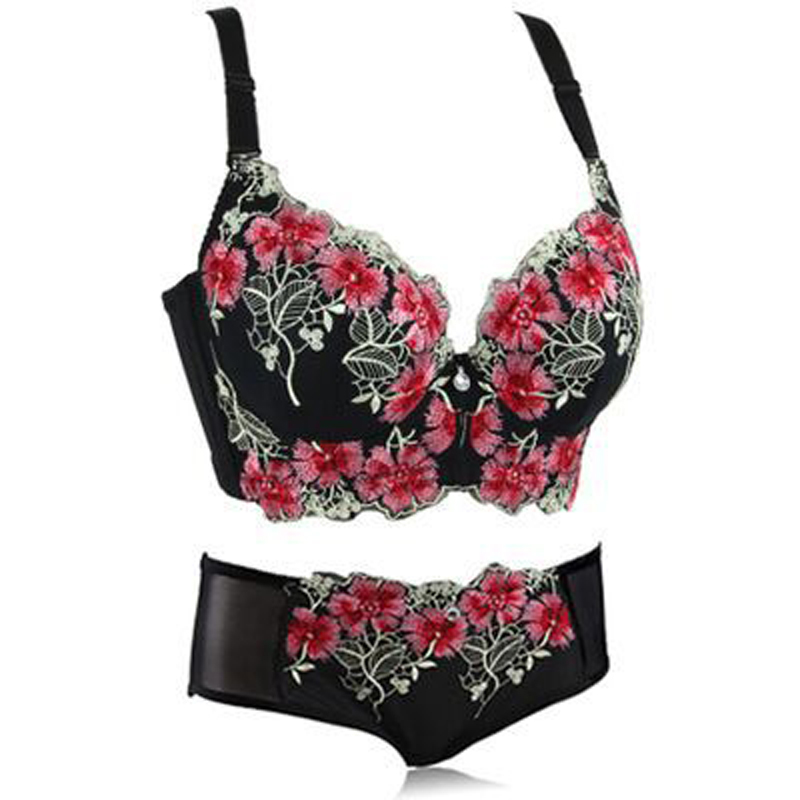 Women's Sexy Bra Set  Ladies lace Underwire Push-up Bra Everyday Bras