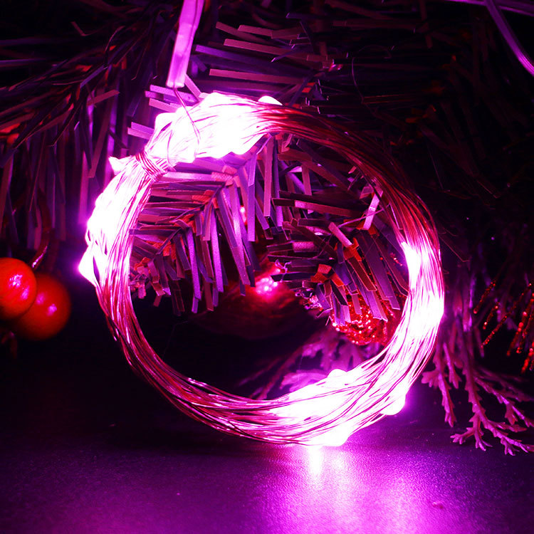 50LED 100 LEDs Copper Wire LED String Lamp Fairy lights s Wedding Decoration USB  3AA battery box