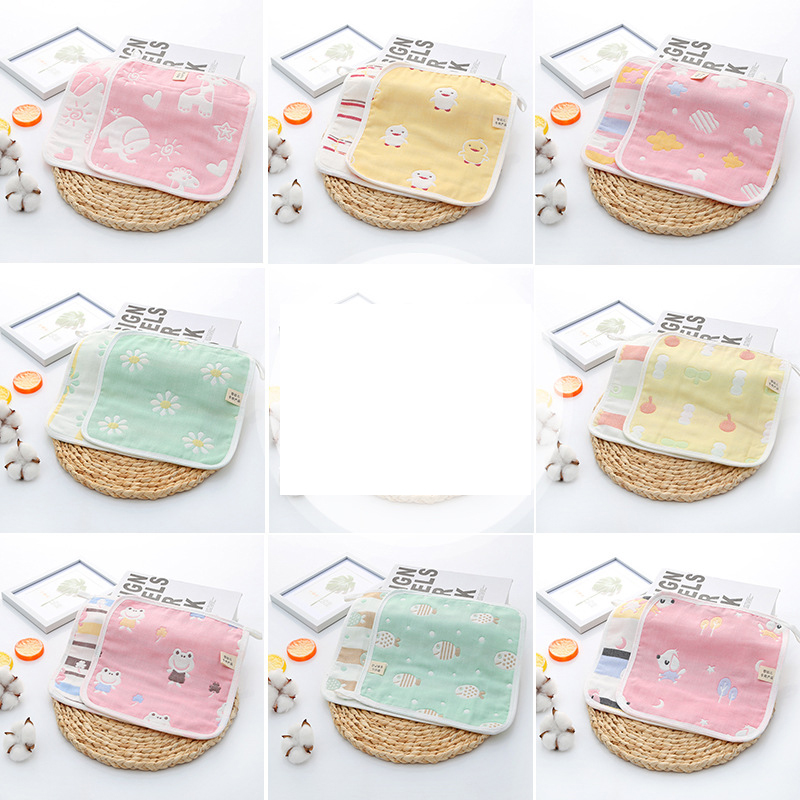 5 pack Premium Extra Soft Newborn Baby Face Towel Baby Muslin Washcloths Absorb in 3 Seconds and Dry