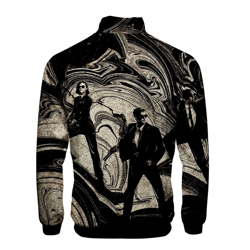 Black-Man Unisex Hoodie 3D Printed Hooded Pullover  Jacket for Men Women Teen