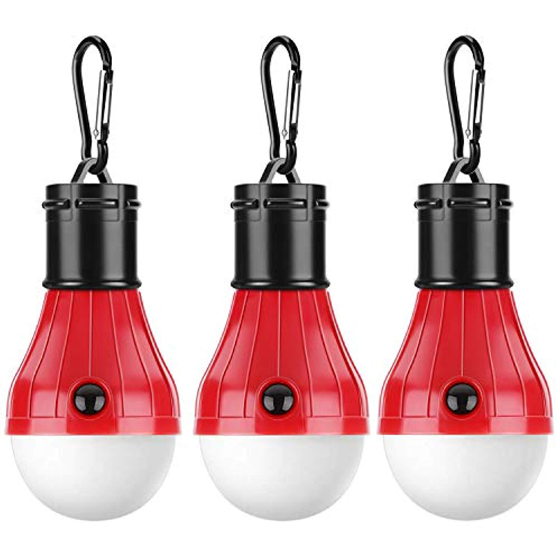 3 pack Camping Light Tent  Waterproof LED  Lantern Light Bulb Suitable for Hiking, Camping Fishing