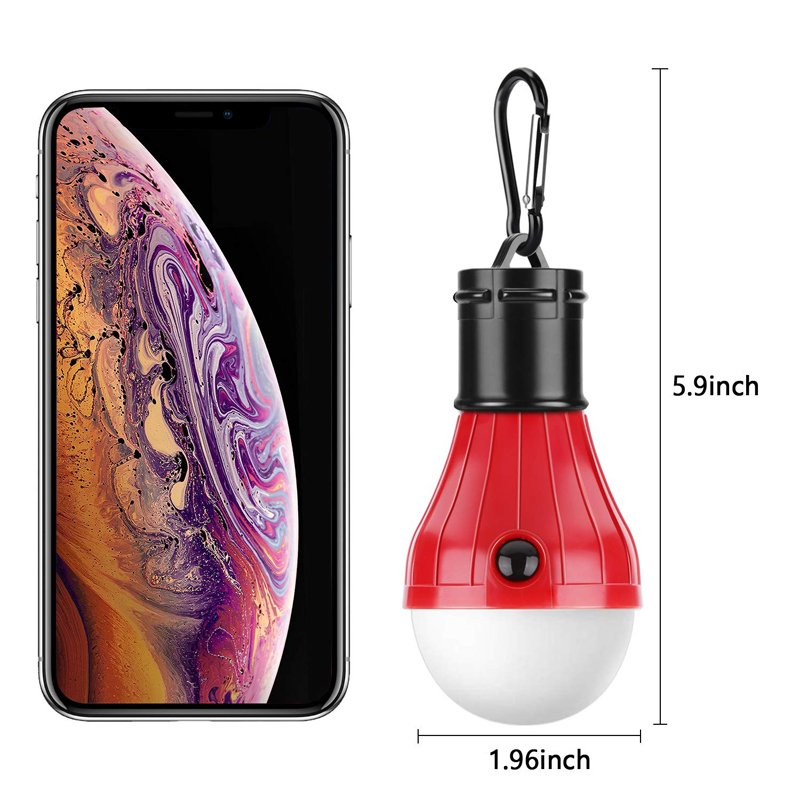 3 pack Camping Light Tent  Waterproof LED  Lantern Light Bulb Suitable for Hiking, Camping Fishing