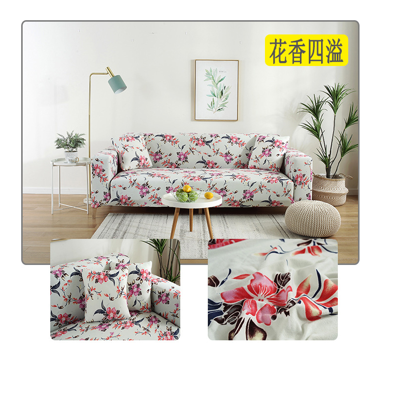Sofa Cover Soft Set Printed Pattern Chair Loveseat Settee  Universal Fitted Sofa Slipcover