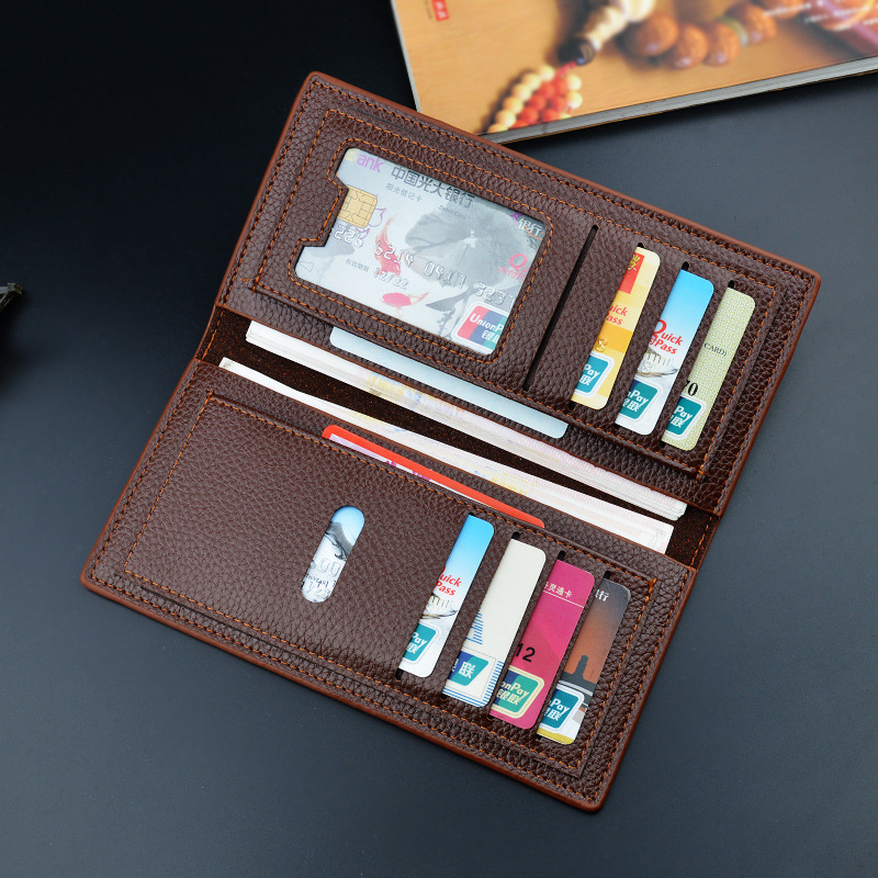 Men Long section wallet fashion Ultra thin Wallet