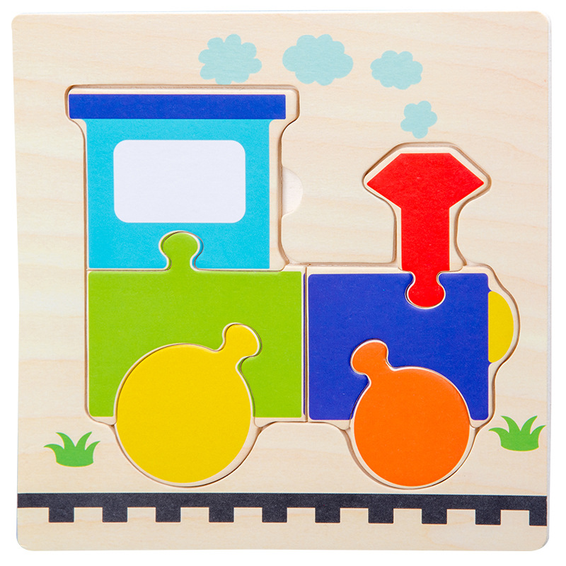 4 Pack Wooden Jigsaw Puzzles Toddler Puzzle Game Educational Toys  Old Boy Girl Childrens