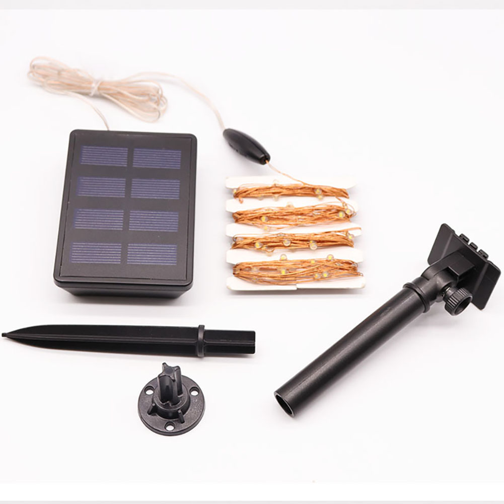Solar LED Strip Lights,10M 100LED Solar-Powered String Lights,Outdoor IP65 Waterproof 8 Modes