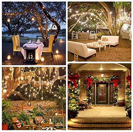 Solar LED Strip Lights,10M 100LED Solar-Powered String Lights,Outdoor IP65 Waterproof 8 Modes
