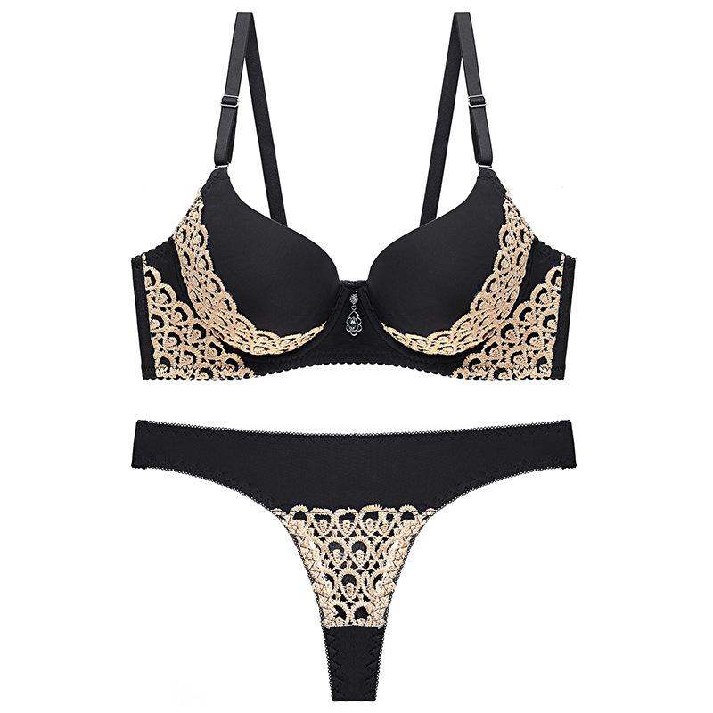 Women Lace Bra Push Up Padded Bras Underwear Set Lingerie Fashion