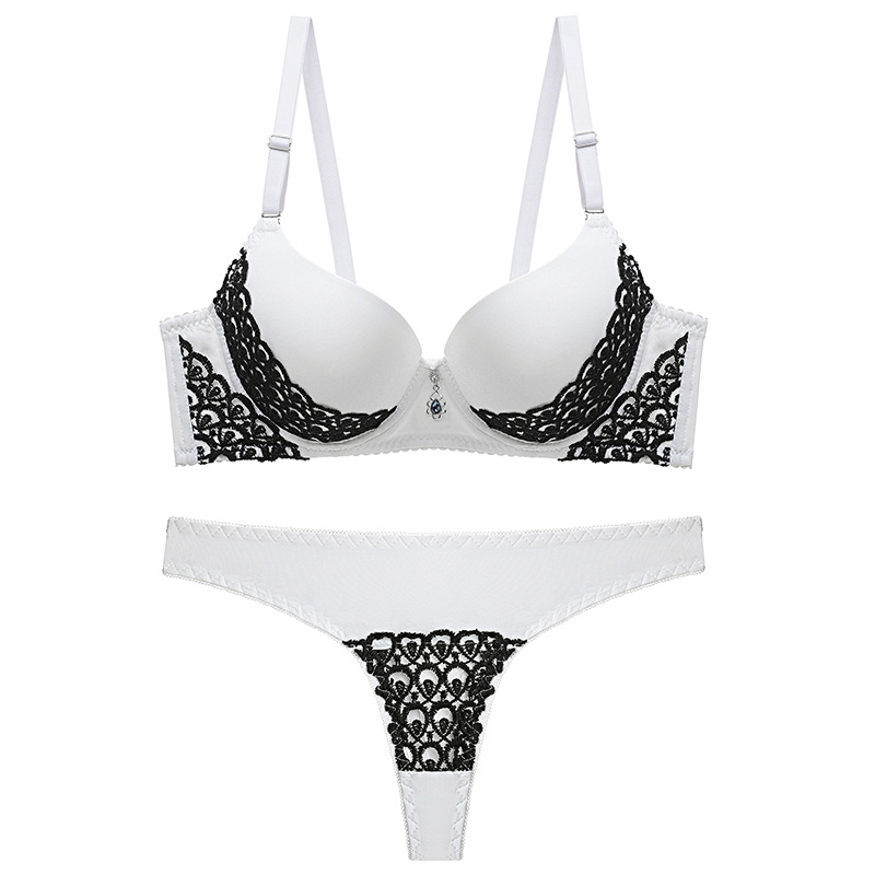 Women Lace Bra Push Up Padded Bras Underwear Set Lingerie Fashion
