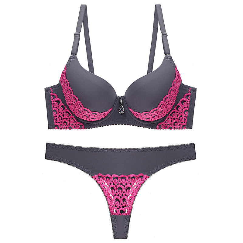 Women Lace Bra Push Up Padded Bras Underwear Set Lingerie Fashion