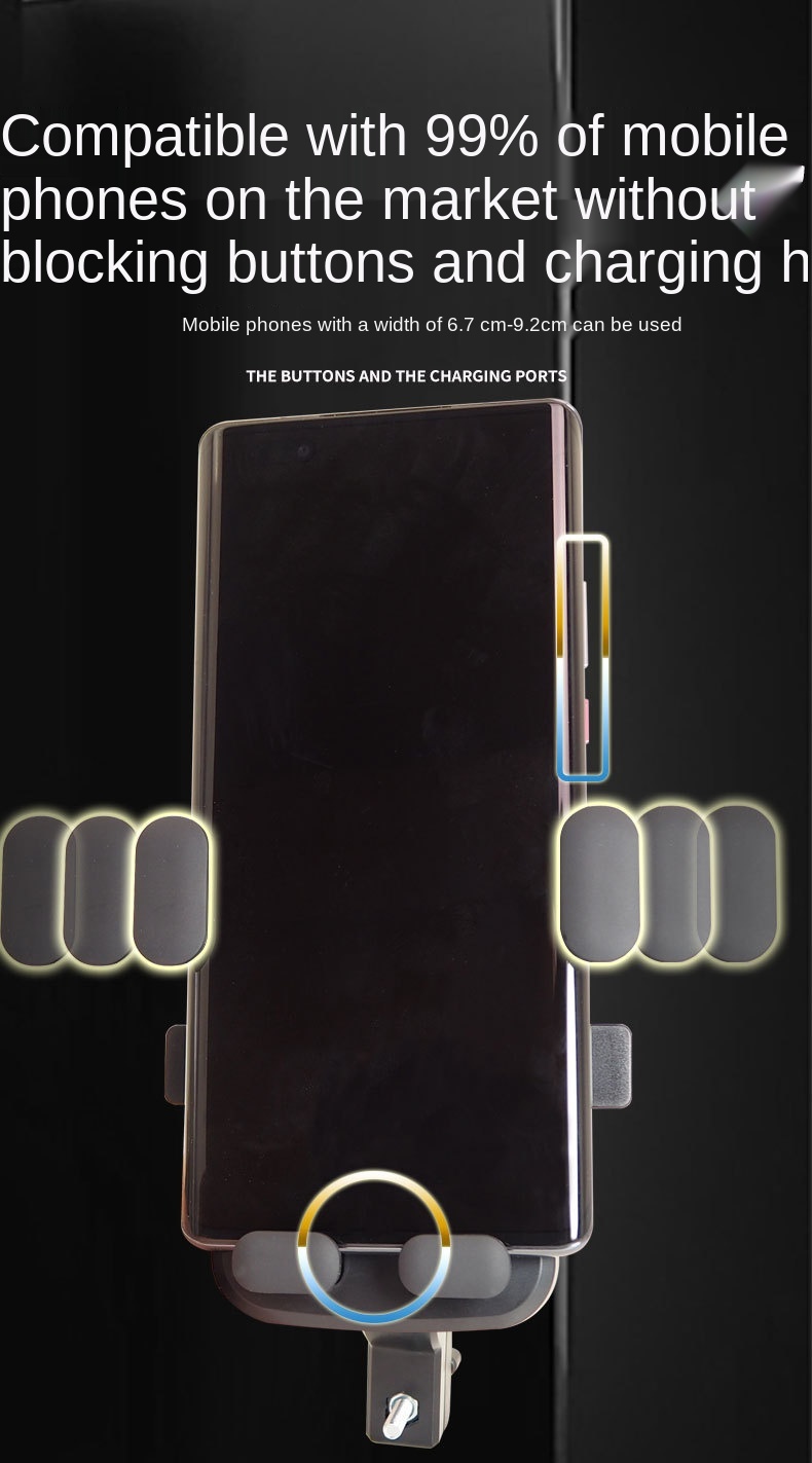 Bike Phone Holder, Adjustable Bike Phone Mount Bicycle Motorcycle Cellphone Holder Mount