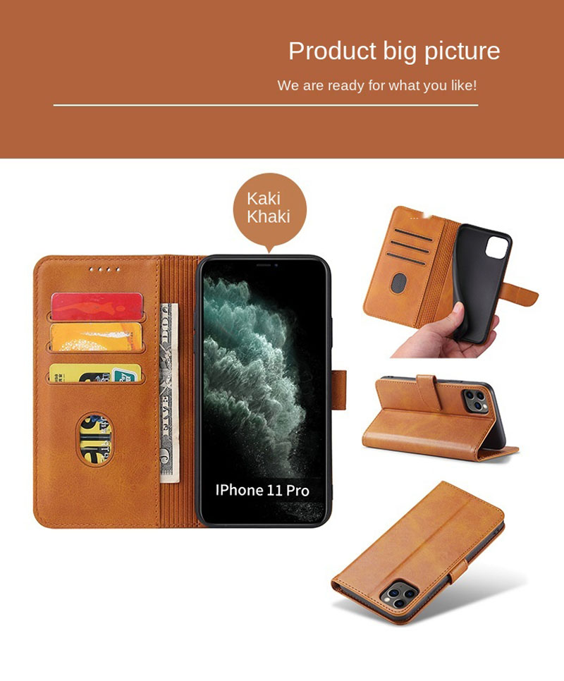 Phone Protection Case Collection Leather Cover for all OPPO Reno 5 pro