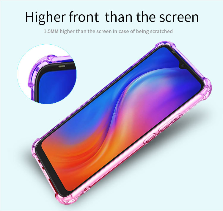 TECNO Case Cover, Clear Back Shockproof TPU Bumper Phone Case for TECNO POP 4 Camon 17