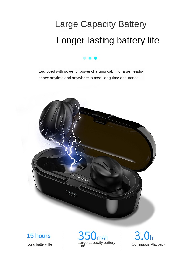 XG13 Bluetooth Wireless Earphones  5.0 TWS Waterproof Earbuds Sports Airpods With Charging Box