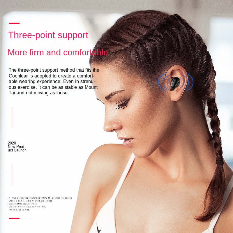 XG13 Bluetooth Wireless Earphones  5.0 TWS Waterproof Earbuds Sports Airpods With Charging Box