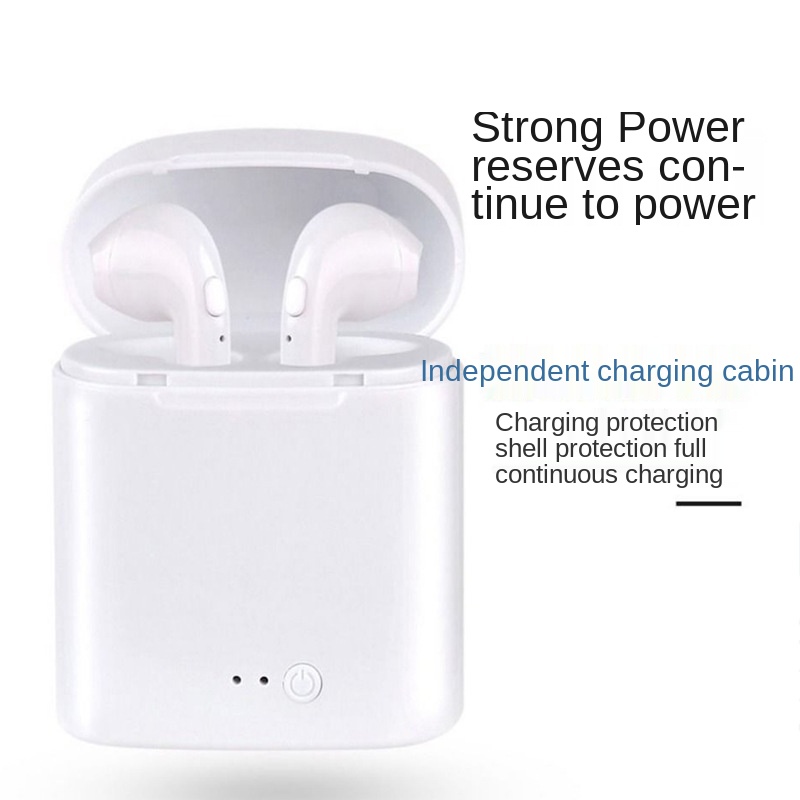 i7s TWS Wireless Earbuds Bluetooth 5.0 Earphones Stereo In-ear Dual Collection for Android iPhone
