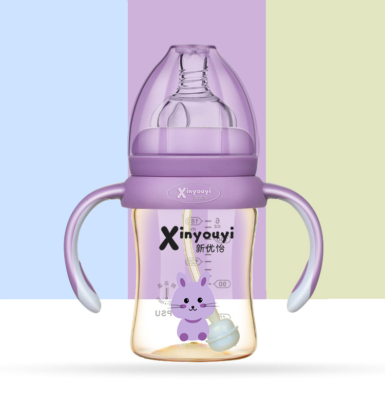 PPSU BPA-Free Breastmilk Teat with 180 ml Bottle - Teat with freezer and fridge safe bottle
