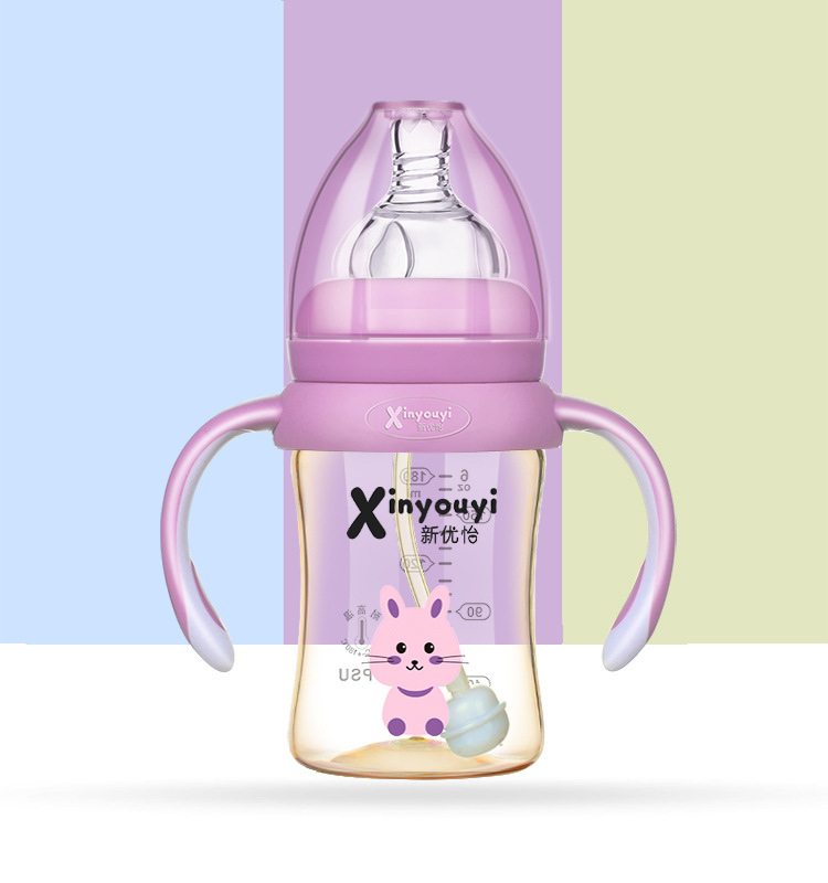 PPSU BPA-Free Breastmilk Teat with 180 ml Bottle - Teat with freezer and fridge safe bottle