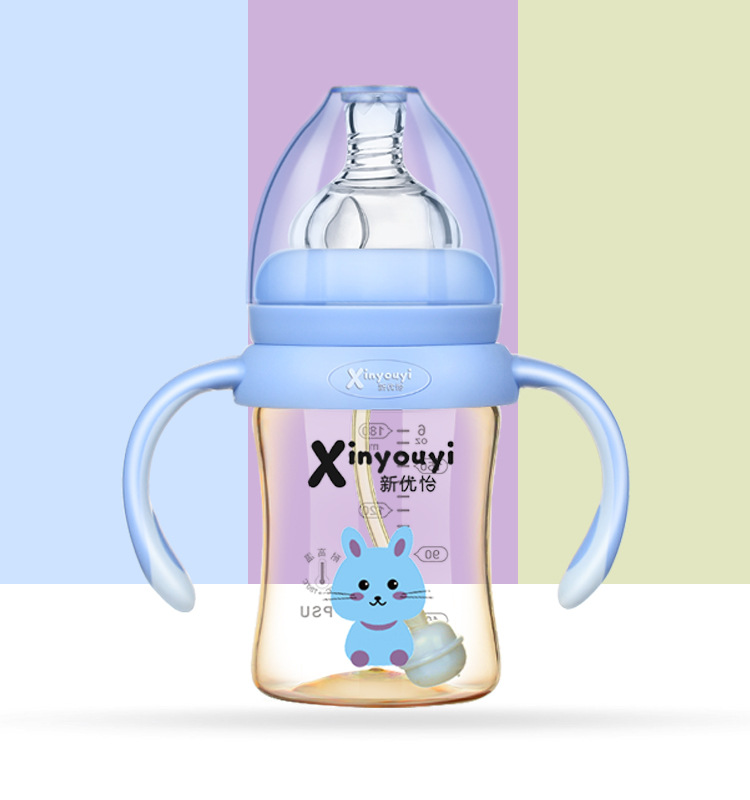 PPSU BPA-Free Breastmilk Teat with 180 ml Bottle - Teat with freezer and fridge safe bottle