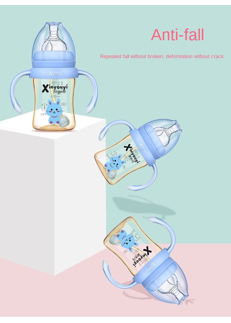 PPSU BPA-Free Breastmilk Teat with 180 ml Bottle - Teat with freezer and fridge safe bottle