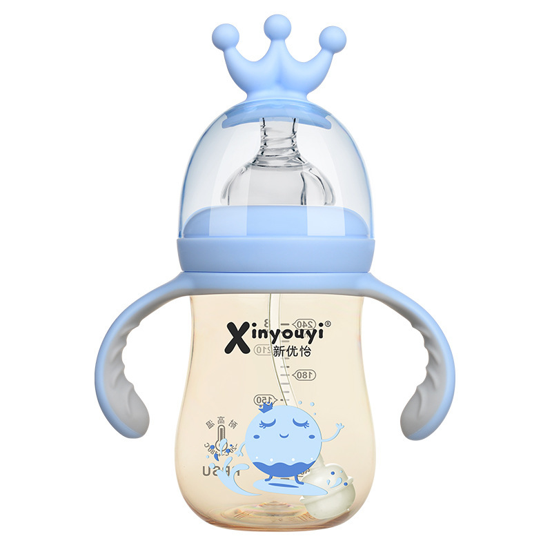 PPSU BPA-Free Breastmilk Teat Bottle 240 ml 300ML Teat with freezer and fridge safe bottle