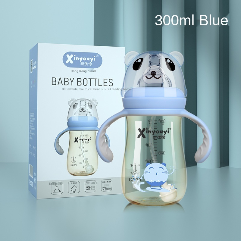 PPSU BPA-Free Breastmilk Teat Bottle 240 ml 300ML Teat with freezer and fridge safe bottle