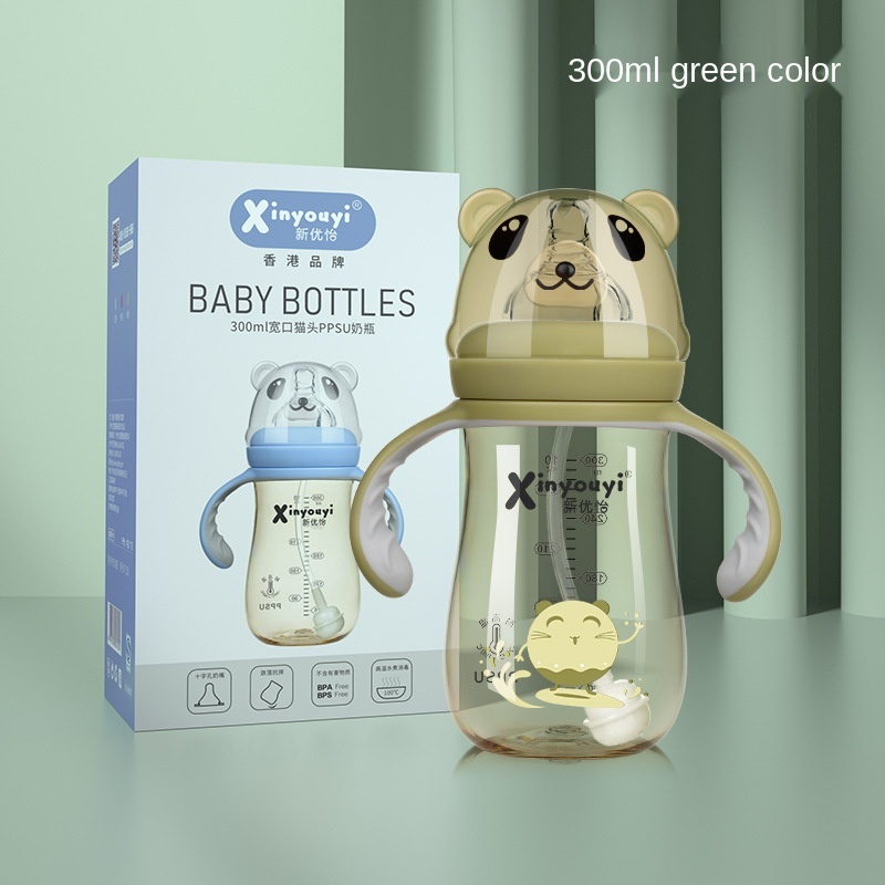 PPSU BPA-Free Breastmilk Teat Bottle 240 ml 300ML Teat with freezer and fridge safe bottle