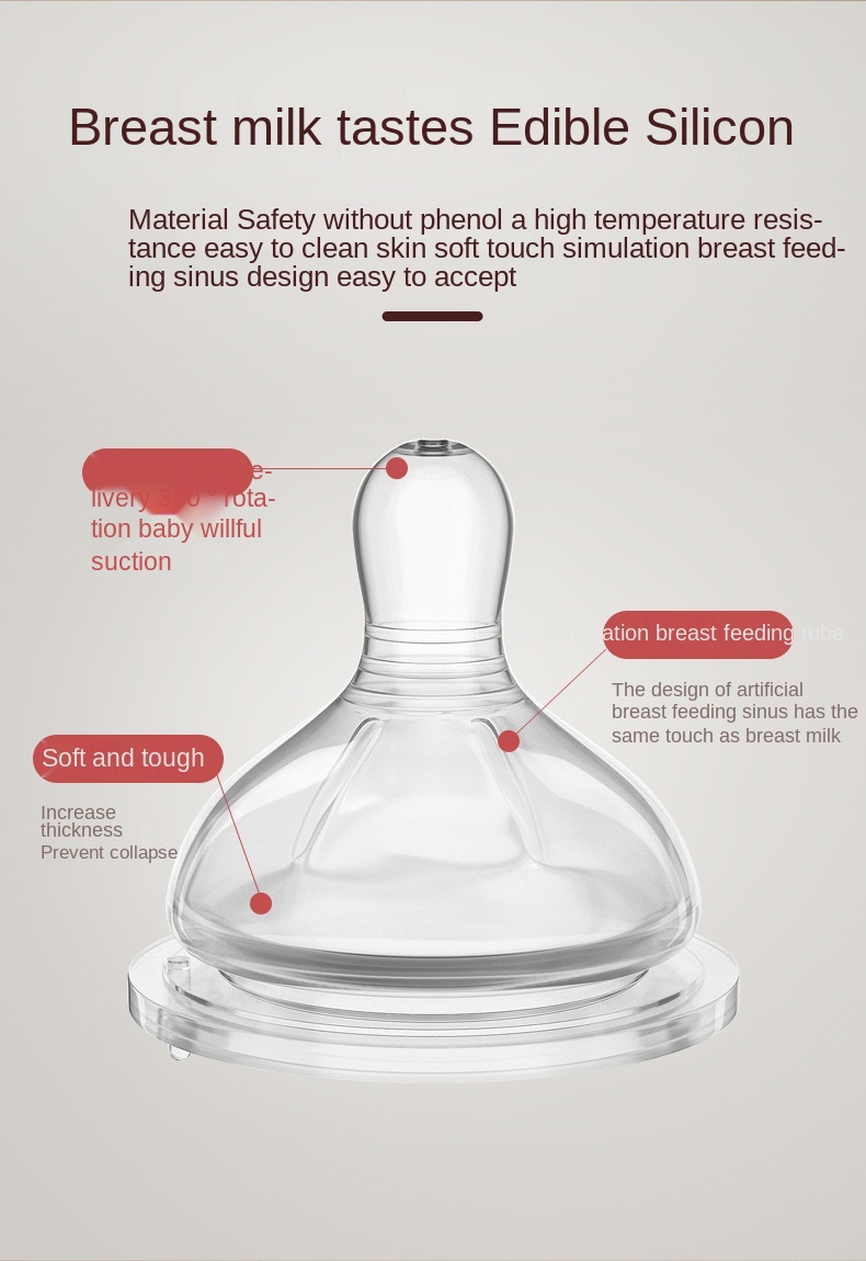 Baby Feeding Breastmilk Teat Bottle  freezer and fridge safe Baby Bottle BPA Free