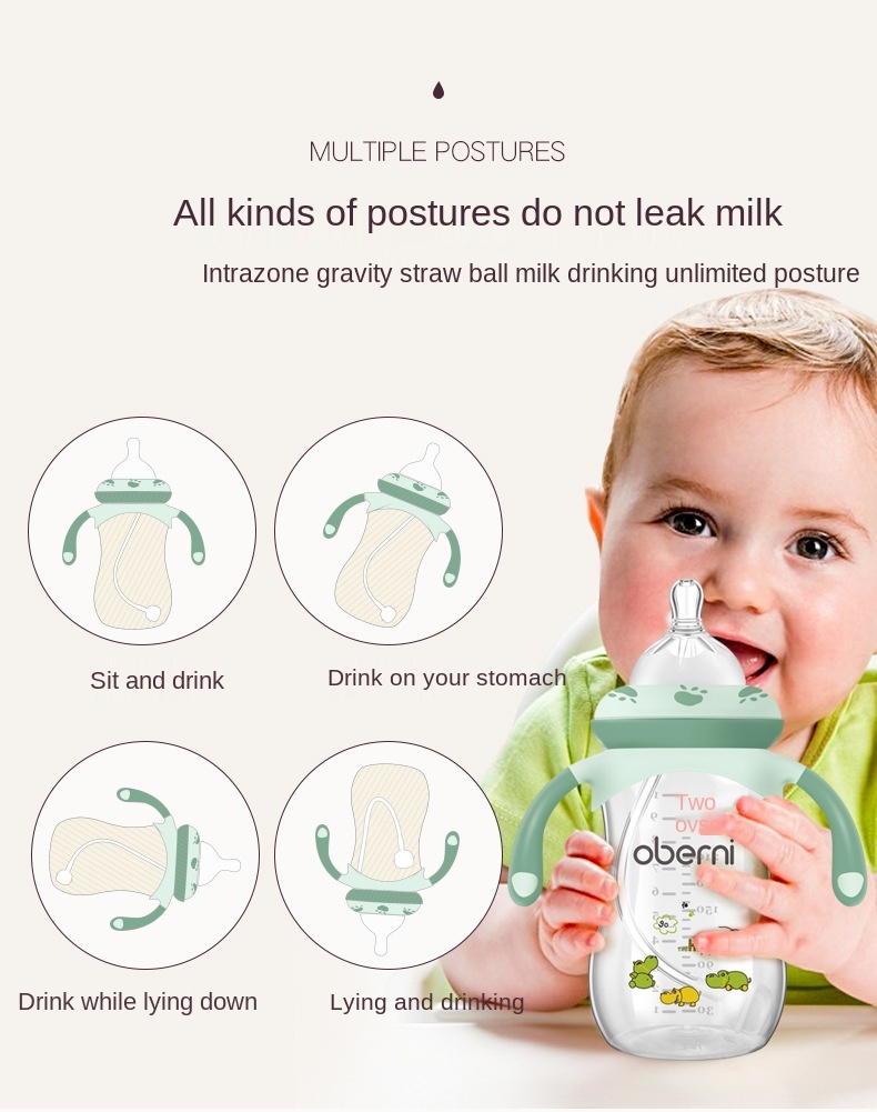 Baby Feeding Breastmilk Teat Bottle freezer and fridge safe Baby Bottle BPA Free
