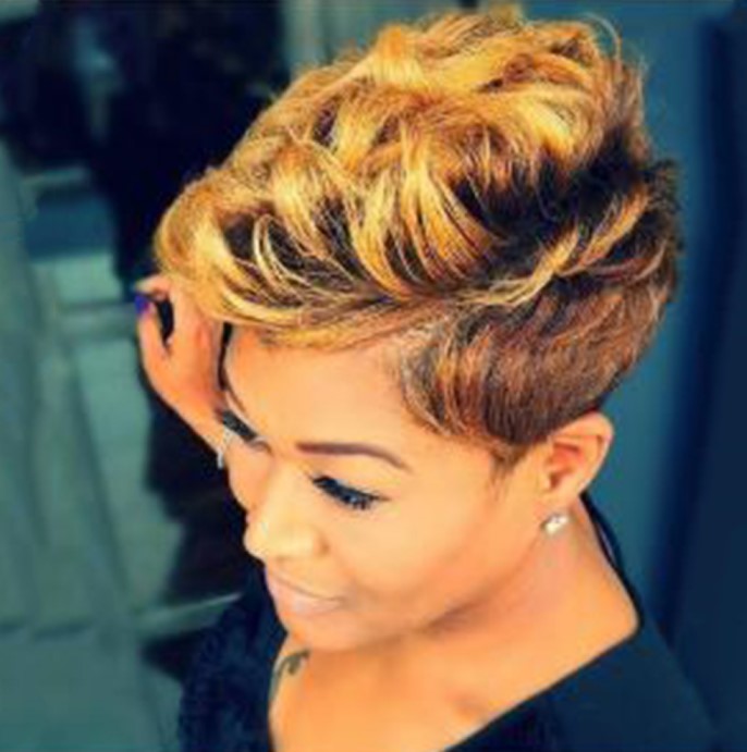YW-WIG-301-Christmas gift hot sale fashion wig african short curly synthetic braid hair