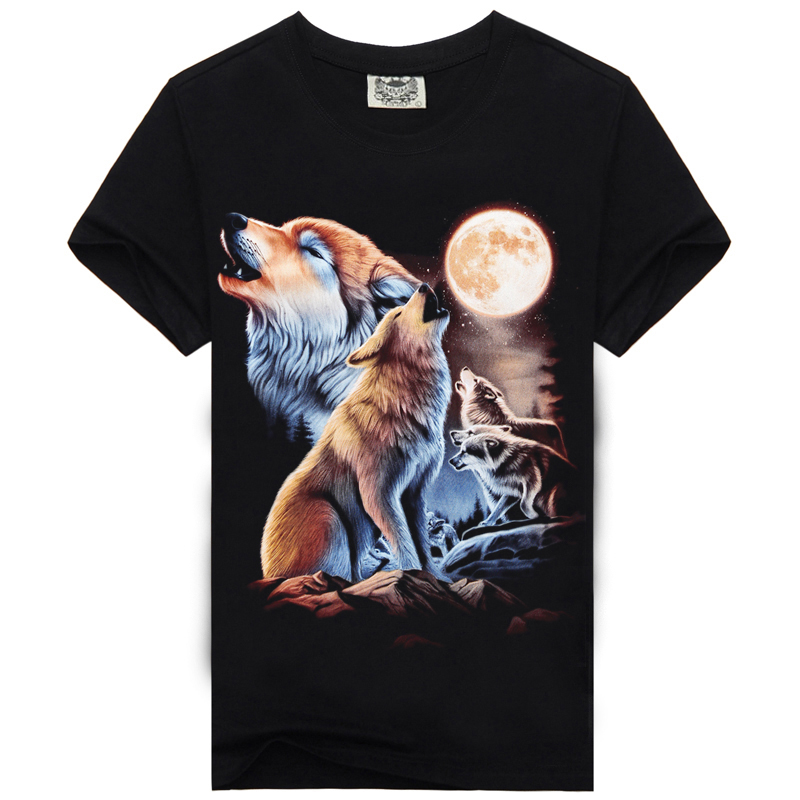 Men's T-shirts new fashion tide brand 3D printing pattern custom short-sleeved casual shirt polos