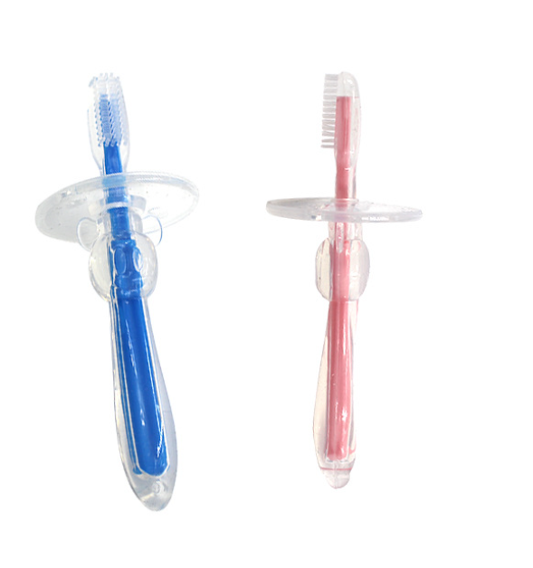 Food grade  baby toothbrush children's toothbrush soft brush tool training toothbrush baby stuff