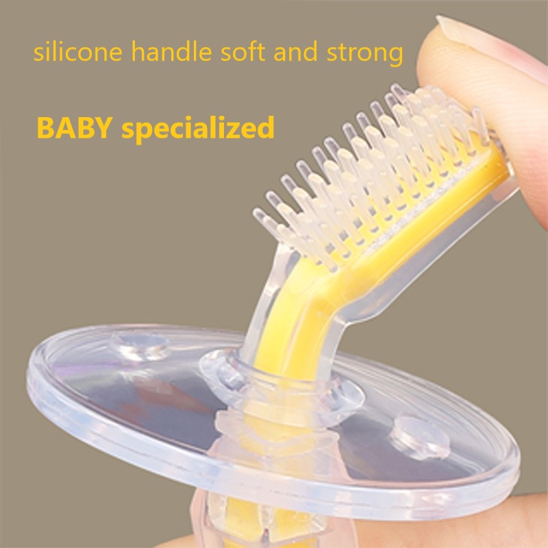 Food grade  baby toothbrush children's toothbrush soft brush tool training toothbrush baby stuff